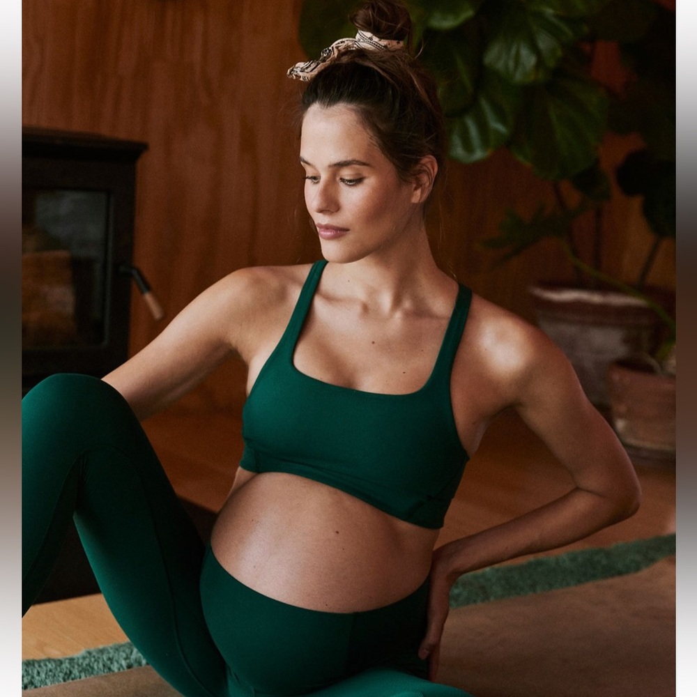 Fp Movement x Hatch never better sports bra garden green.